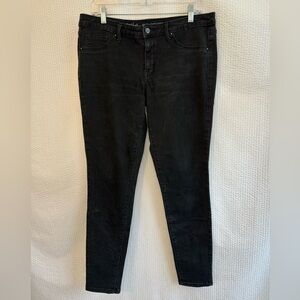 Massimo Supply Co Black Denim Skinny Legging Jeans Stretch Size 12 Women's